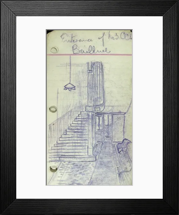 Framed Print : Entrance of No 3 CLS, Bailleul Framed Print : Entrance of No 3 CLS, Bailleul