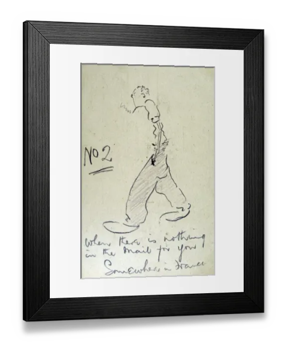 Framed Print : Number Two - when there is nothing in the mail for you Framed Print : Number Two - when there is nothing in the mail for you