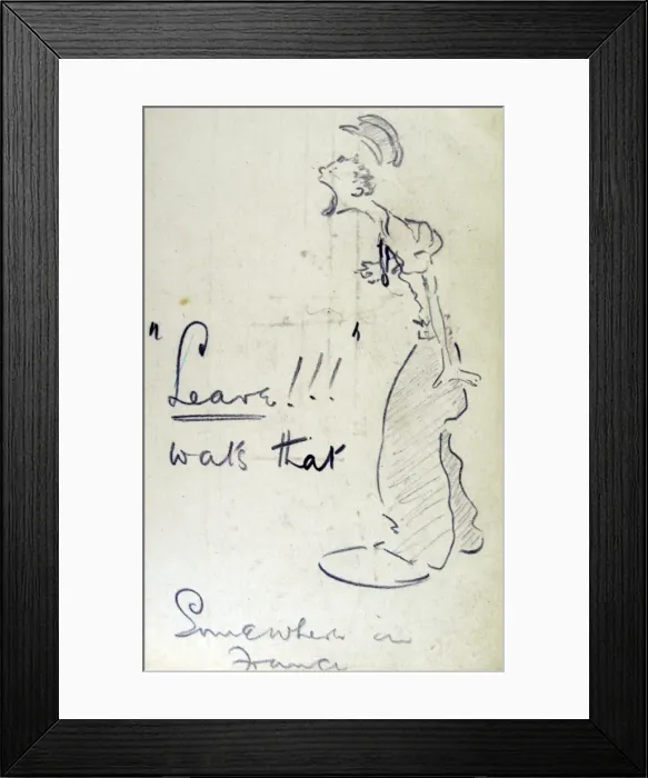 Framed Print : Leave !!! Whats that Somewhere in France Framed Print : Leave !!! Whats that Somewhere in France