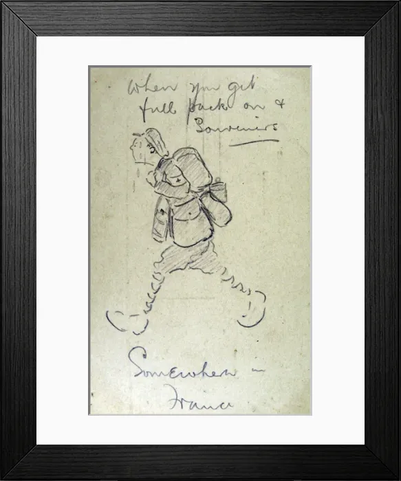 Framed Print : When you get full pack on and souvenirs Framed Print : When you get full pack on and souvenirs