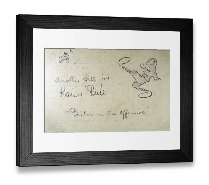 Framed Print : Another pill for Kaiser Bill - Briton on the offensive Framed Print : Another pill for Kaiser Bill - Briton on the offensive