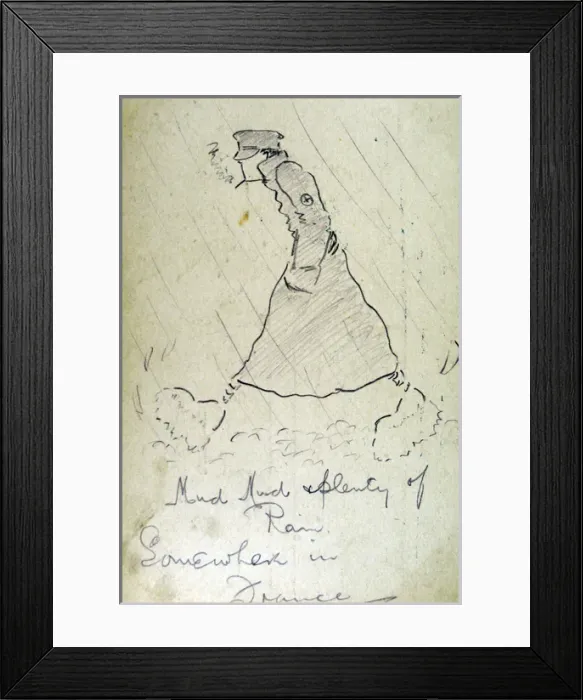 Framed Print : Mud, Mud and plenty of Rain Somewhere in France Framed Print : Mud, Mud and plenty of Rain Somewhere in France