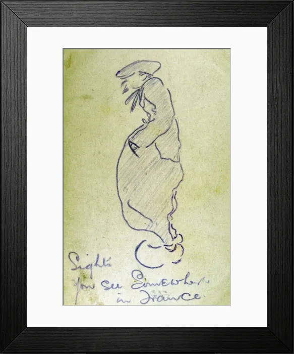 Framed Print : Sights you see Somewhere in France Framed Print : Sights you see Somewhere in France