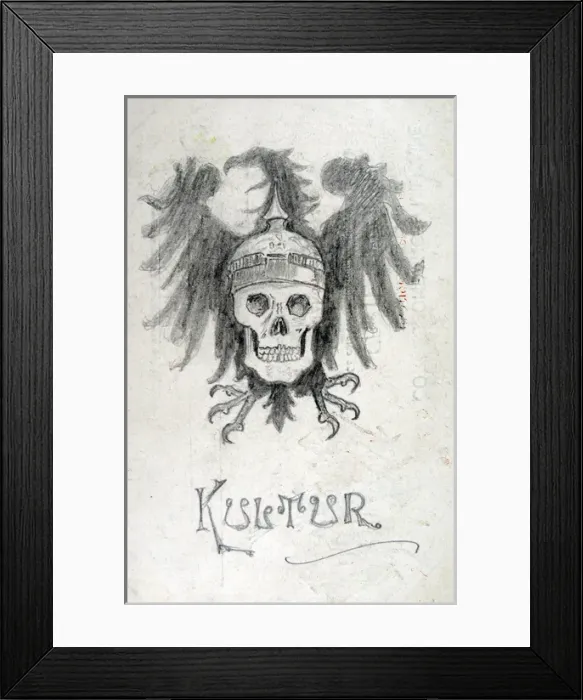 Framed Print : KULTUR. 386202 Acting Sergeant Herbert Gibson Framed Print : KULTUR. 386202 Acting Sergeant Herbert Gibson