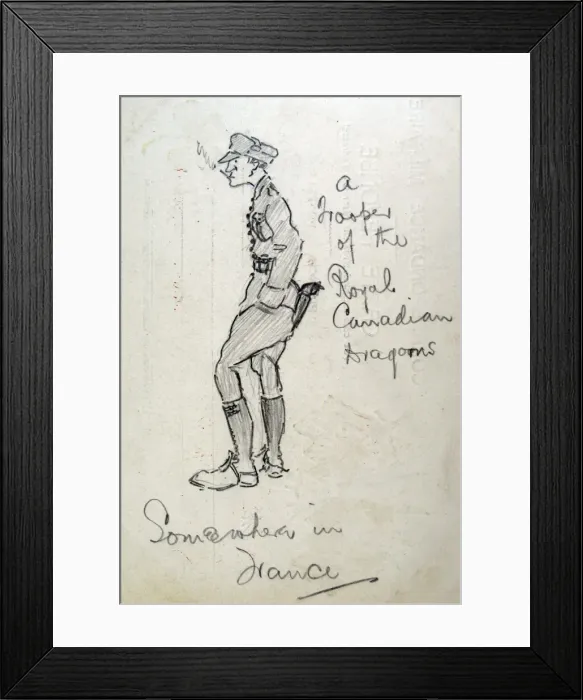 Framed Print : A Trooper of the Royal Canadian Dragoons Framed Print : A Trooper of the Royal Canadian Dragoons