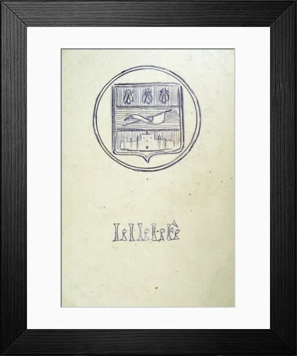 Framed Print : LILLE Coat of Arms Framed Print : LILLE Coat of Arms