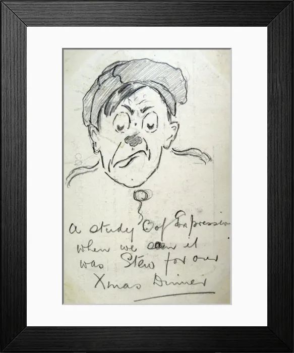 Framed Print : Study of Expression - Stew for our Xmas Dinner Framed Print : Study of Expression - Stew for our Xmas Dinner