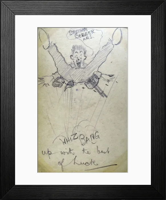 Framed Print : WHIZ BANG Up with the best of Luck Framed Print : WHIZ BANG Up with the best of Luck