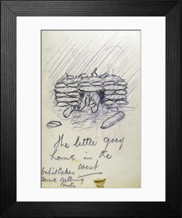 Framed Print : The little grey home in the West Framed Print : The little grey home in the West