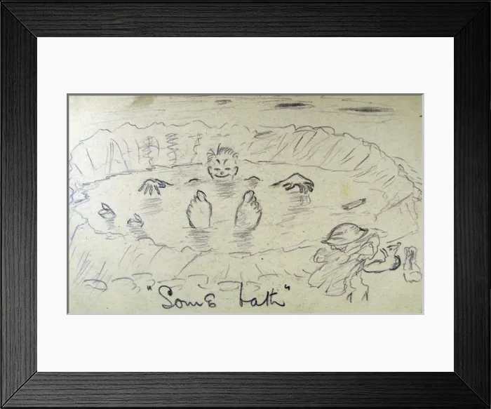 Framed Print : Some bath. 386202 Acting Sergeant Herbert Gibson Framed Print : Some bath. 386202 Acting Sergeant Herbert Gibson
