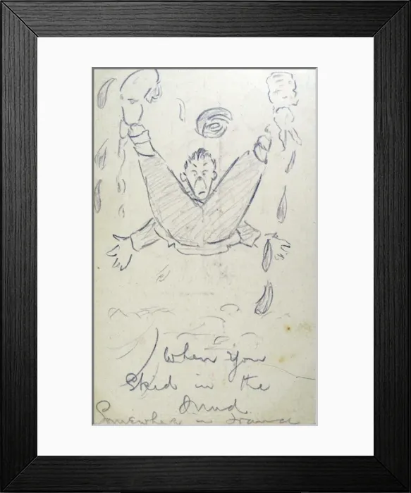 Framed Print : When you skid in the mud Somewhere in France Framed Print : When you skid in the mud Somewhere in France