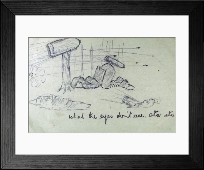 Framed Print : What the eyes don t see, etc etc Framed Print : What the eyes don t see, etc etc
