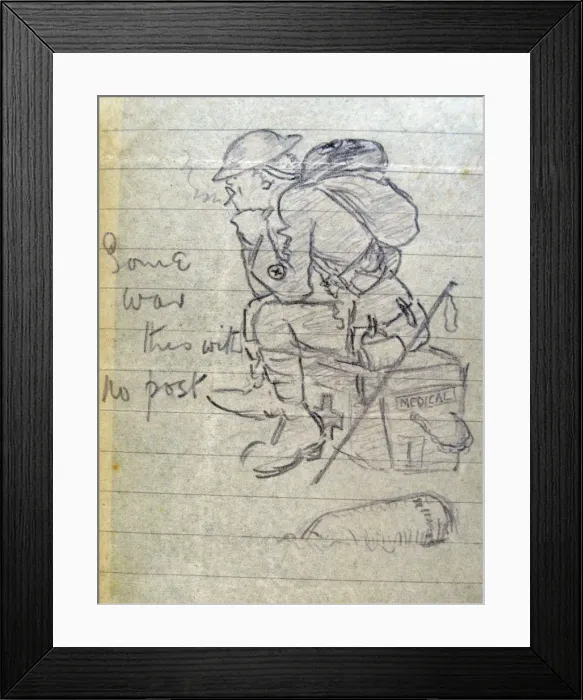 Framed Print : Some war this with no post Framed Print : Some war this with no post