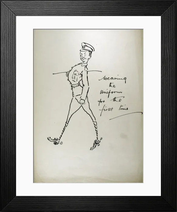 Framed Print : Wearing the Uniform for the first Time Framed Print : Wearing the Uniform for the first Time