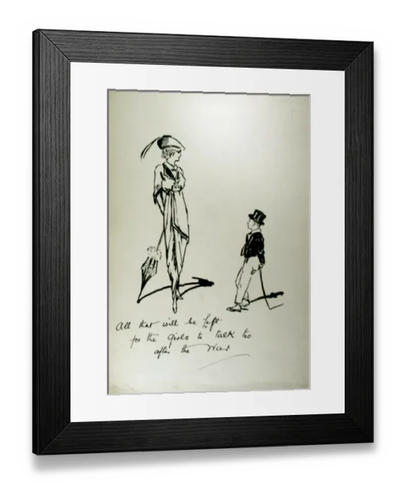 Framed Print : All that will be left for the girls to talk too after the Wa Framed Print : All that will be left for the girls to talk too after the Wa