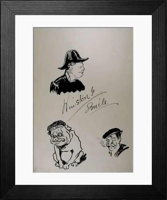 Framed Print : Winstons Smile Framed Print : Winstons Smile