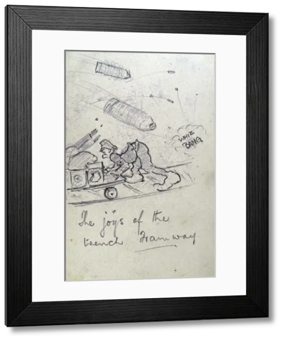 Framed Print : The joys of the trench tramway Framed Print : The joys of the trench tramway
