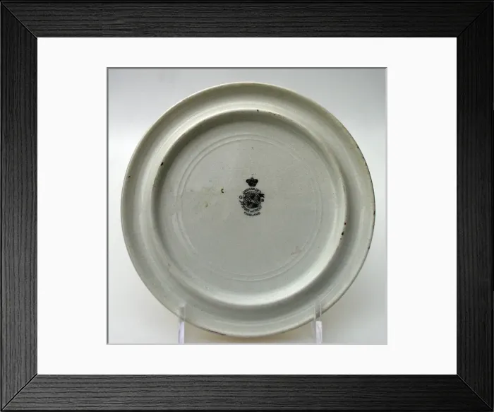 Framed Print : Grimwades Bairnsfather Ware Winton teapot plate Framed Print : Grimwades Bairnsfather Ware Winton teapot plate