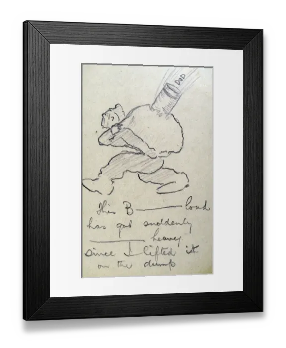 Framed Print : This B load has got suddenly heavy since I lifted it Framed Print : This B load has got suddenly heavy since I lifted it