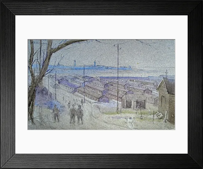 Framed Print : Toward Paris Plage - lights on tower - Armistice Night Framed Print : Toward Paris Plage - lights on tower - Armistice Night