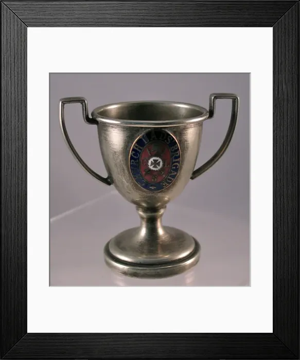 Framed Print : Church Lads Brigade presentation cup Framed Print : Church Lads Brigade presentation cup
