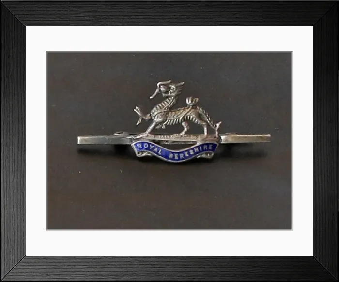 Framed Print : Royal Berkshire Sweetheart brooch