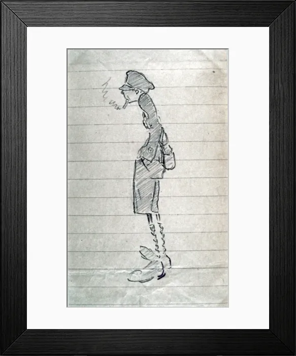 Framed Print : A quiet smoke Framed Print : A quiet smoke