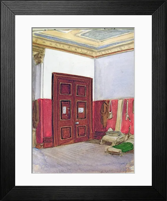 Framed Print : A billet in Cromwell Gardens of Artist PJ Hill Framed Print : A billet in Cromwell Gardens of Artist PJ Hill