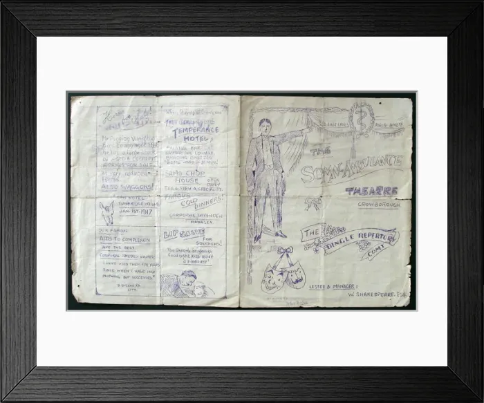 Framed Print : 2nd / 3rd East Lancs Field Ambulance - Dingle Repertory Co Framed Print : 2nd / 3rd East Lancs Field Ambulance - Dingle Repertory Co