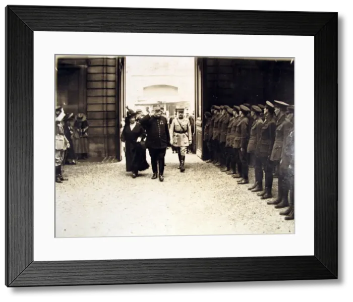 Framed Print : Ephemera and photographs relating to Edith Griffin Framed Print : Ephemera and photographs relating to Edith Griffin