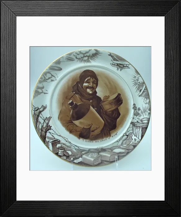 Framed Print : Wall plaque - A Memento of the Great War Framed Print : Wall plaque - A Memento of the Great War