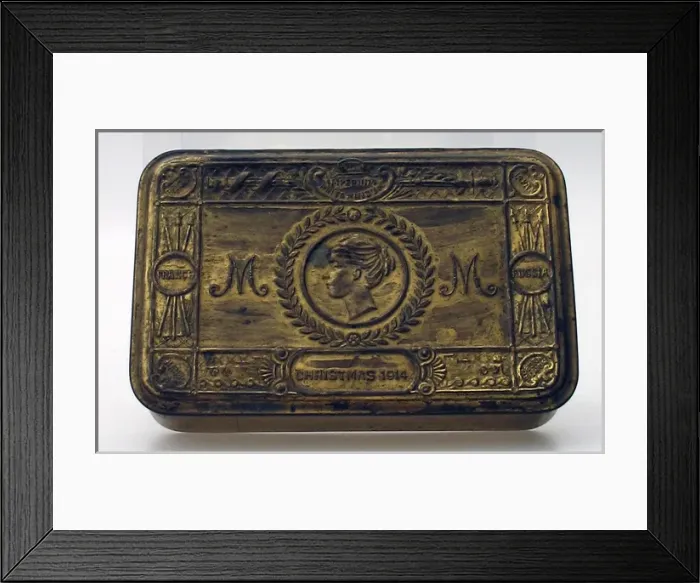 Framed Print : Princess Marys Christmas 1914 tin