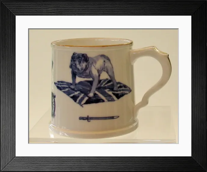 Framed Print : Copelands Spode China mug - English bulldog Framed Print : Copelands Spode China mug - English bulldog