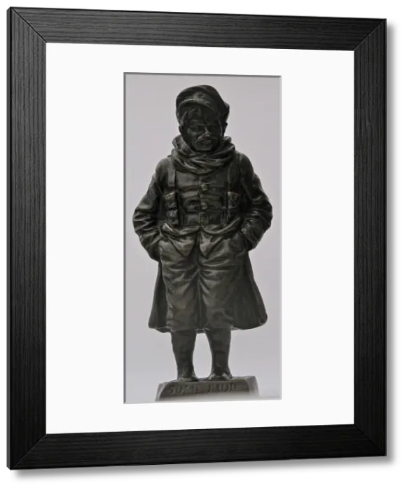 Framed Print : Some Mud Bronze study of WWI Tommy standing in mud Framed Print : Some Mud Bronze study of WWI Tommy standing in mud