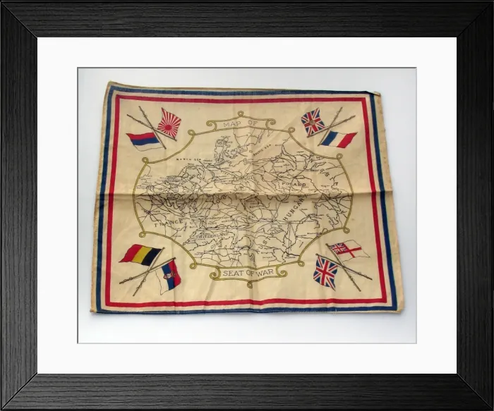 Framed Print : Seat of War Shows the European sector of the War Framed Print : Seat of War Shows the European sector of the War