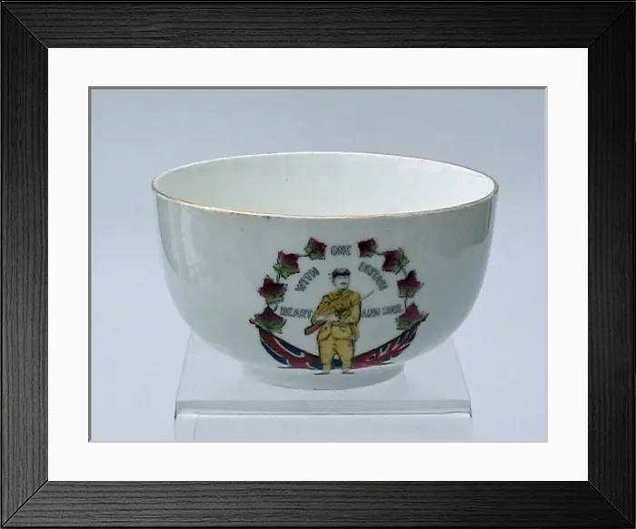 Framed Print : China sugar bowl One with Britain, Heart and Soul Framed Print : China sugar bowl One with Britain, Heart and Soul