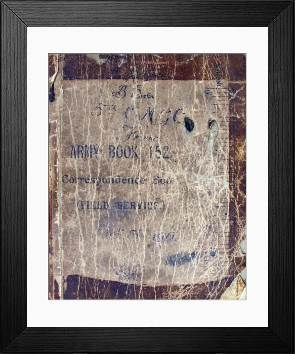 Framed Print : Album of 53 drawings done whilst on sctive service - WWI Framed Print : Album of 53 drawings done whilst on sctive service - WWI