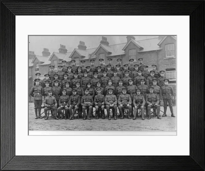 Framed Print : Men of the Kings Liverpool, Border Regiment and others Framed Print : Men of the Kings Liverpool, Border Regiment and others