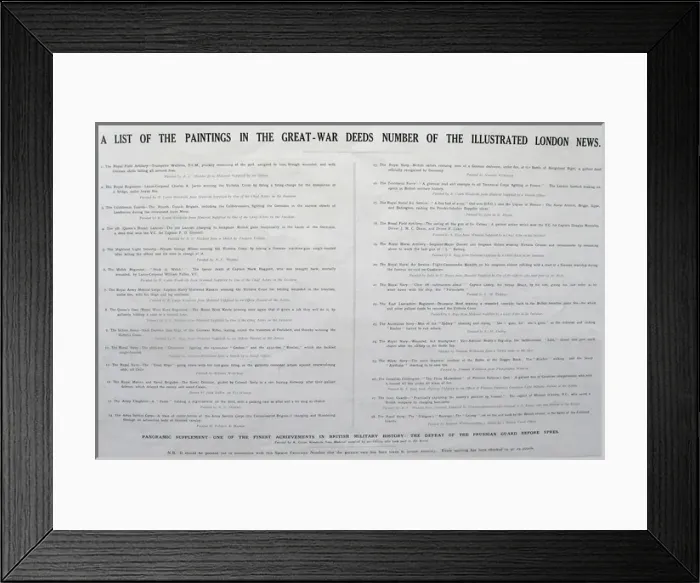 Framed Print : Illustrated London News, Special Number, Great War Deeds Framed Print : Illustrated London News, Special Number, Great War Deeds