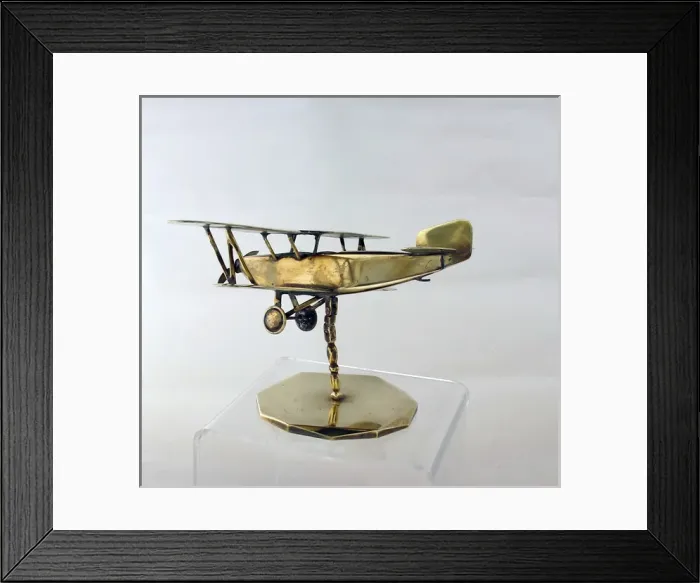 Framed Print : Model of a Fairey Fox Mark IA biplane, c 1926 Framed Print : Model of a Fairey Fox Mark IA biplane, c 1926