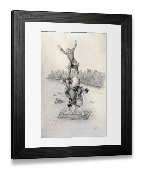 Framed Print : Jeux Icarius An unusual circus act Framed Print : Jeux Icarius An unusual circus act