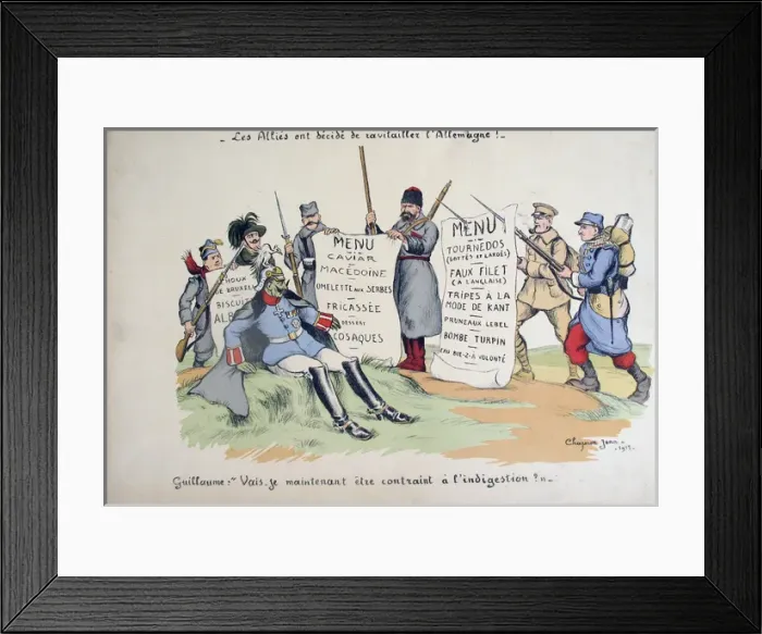 Framed Print : The Allies have decided to supply Germany Framed Print : The Allies have decided to supply Germany