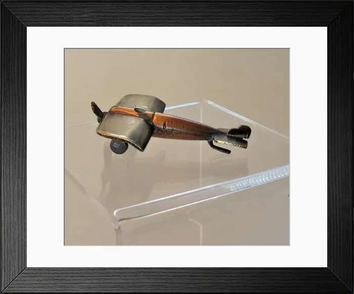 Framed Print : WWI Trench Art monoplane Framed Print : WWI Trench Art monoplane