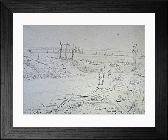 Framed Print : Mont St Eloi, from Monchy le Preux Framed Print : Mont St Eloi, from Monchy le Preux