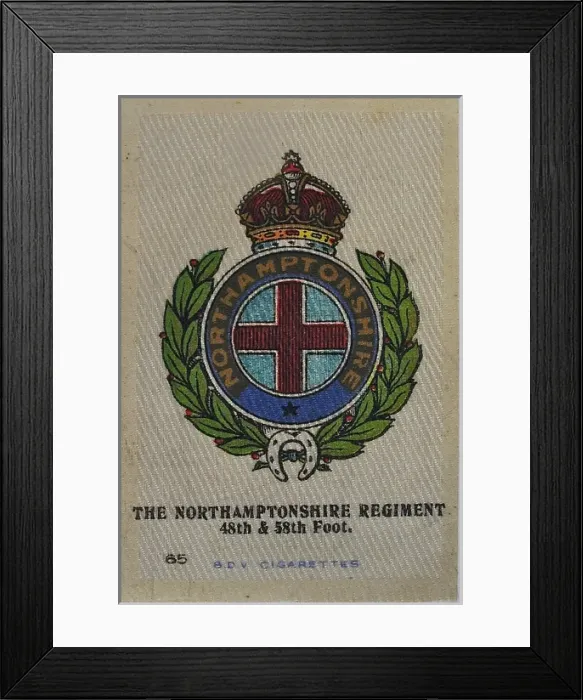 Framed Print : Silk Regimental Badges Framed Print : Silk Regimental Badges