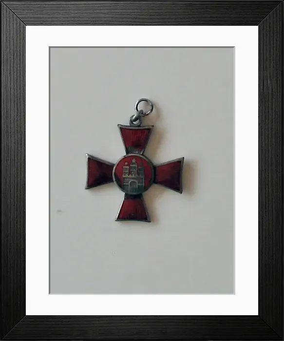 Framed Print : Hanseatic Cross awarded for War Service Framed Print : Hanseatic Cross awarded for War Service