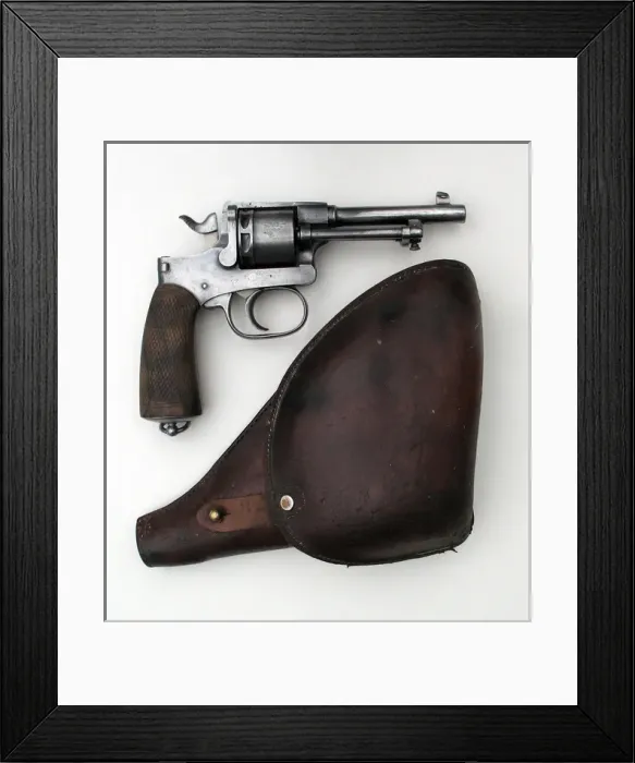 Framed Print : 8-shot service revolver - used by Austro-Hungarian army Framed Print : 8-shot service revolver - used by Austro-Hungarian army