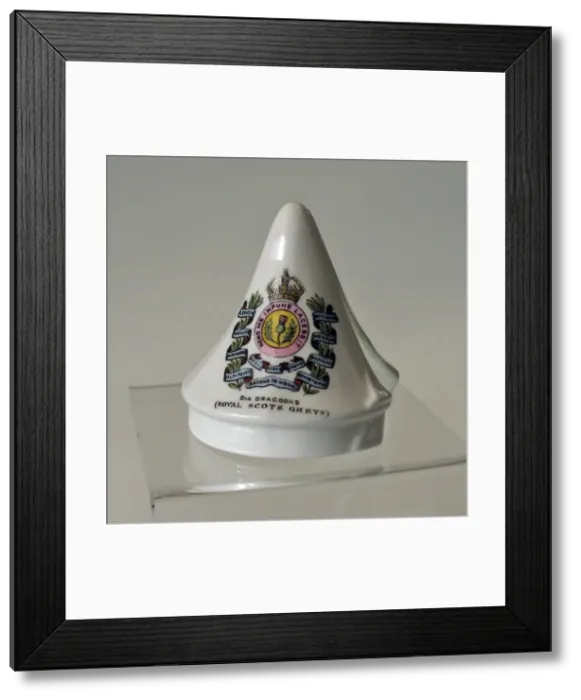 Framed Print : Aynsley China Model of a Bell Tent - WWI Framed Print : Aynsley China Model of a Bell Tent - WWI