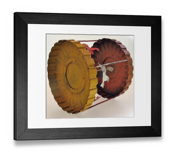Framed Print : Merry-go-round made from Lewis Gun magazines Framed Print : Merry-go-round made from Lewis Gun magazines
