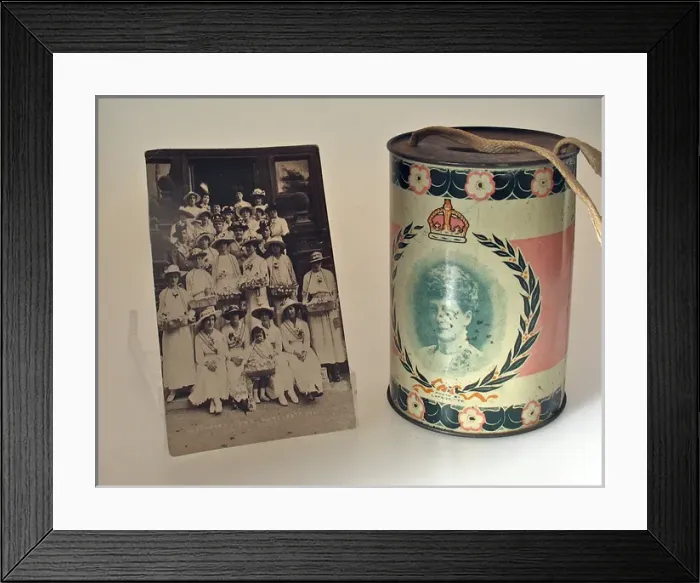 Framed Print : Alexandra Day Collecting Box Framed Print : Alexandra Day Collecting Box
